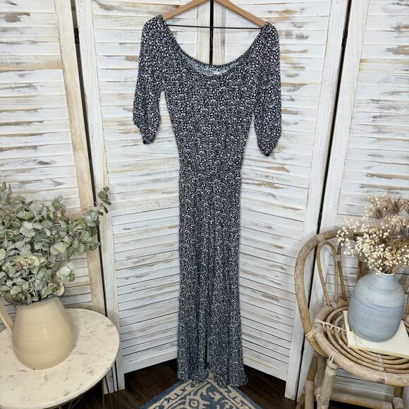 FAITHFUL THE BRAND Women's Size Small Urban Jumpsuit Flare Leg Winter Tales Navy - Picture 15 of 16